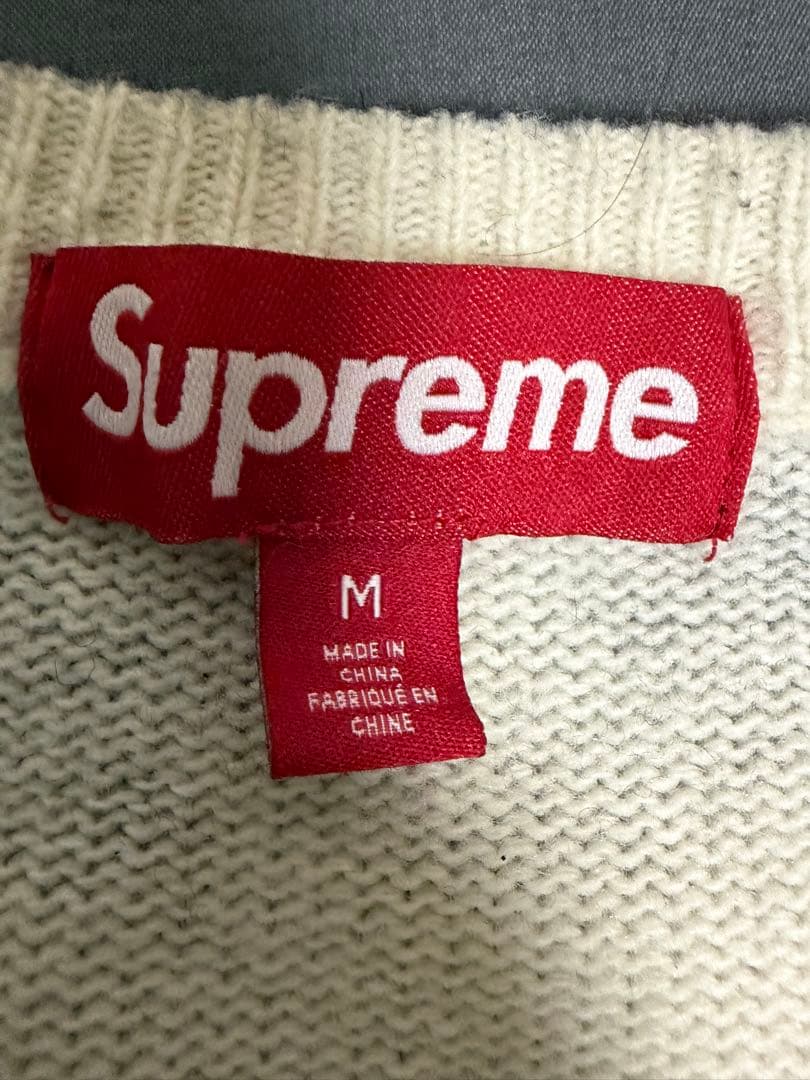 supreme ニット　ブラック　M