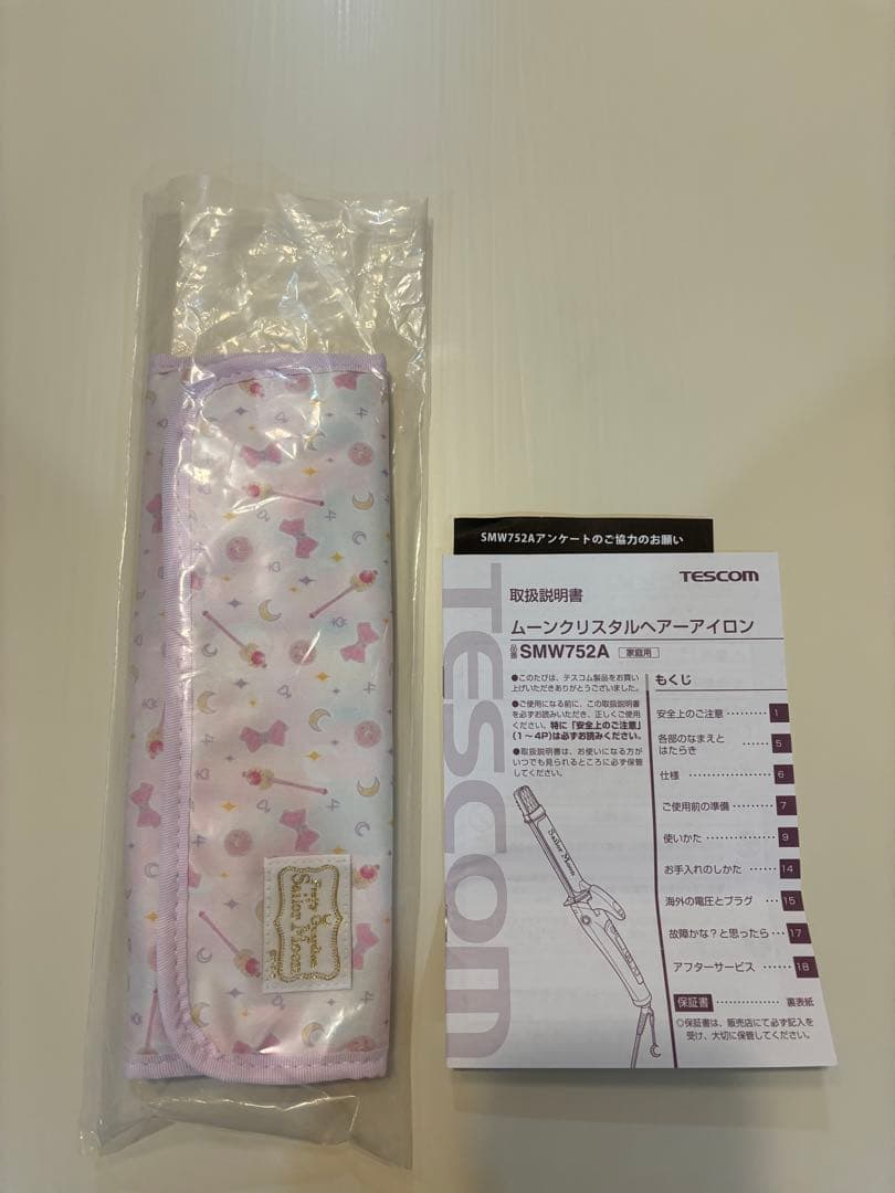 セーラームーン　テスコム　ヘアアイロン　26mm　ストレートアイロン　コテ