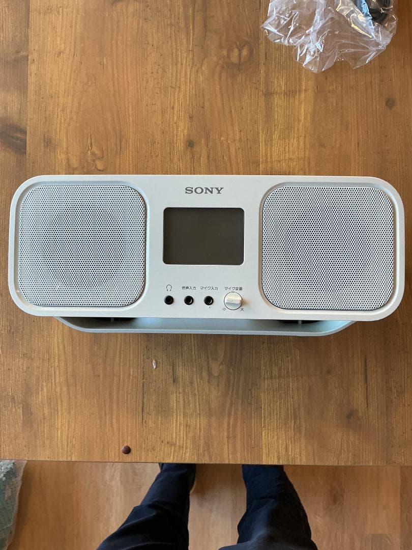 CDラジオカセットレコーダー FM/AM/ワイドFM ホワイト 197K20