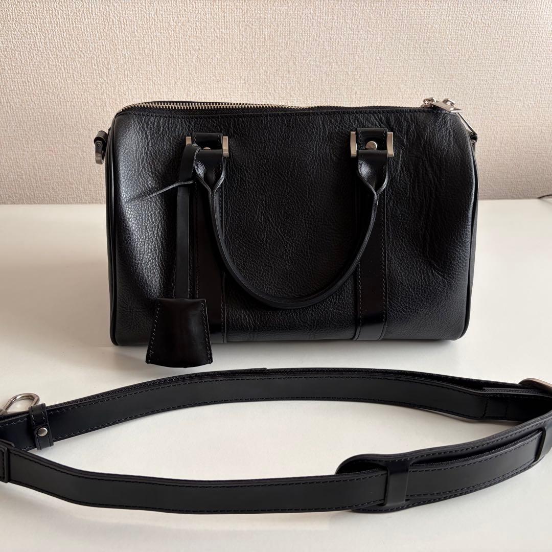 MBハイエンドレザーショルダーバッグ　ブラック