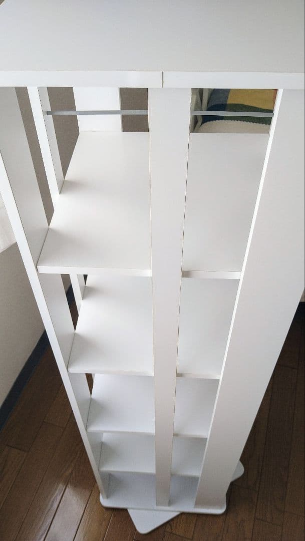 【専用です】回転式本棚 5段 ホワイト