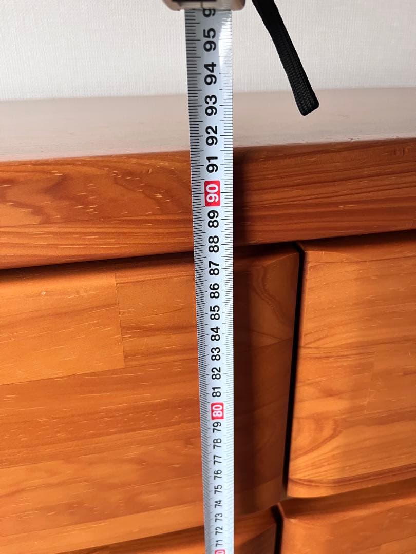 ナチュラルウッド 引き出しチェスト