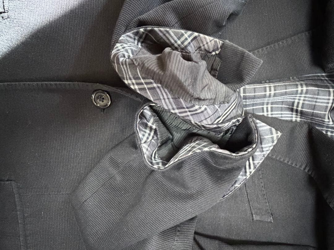 セットバーバリー　ブラックレーベル ジャケット ブラック＆ローファーのセット