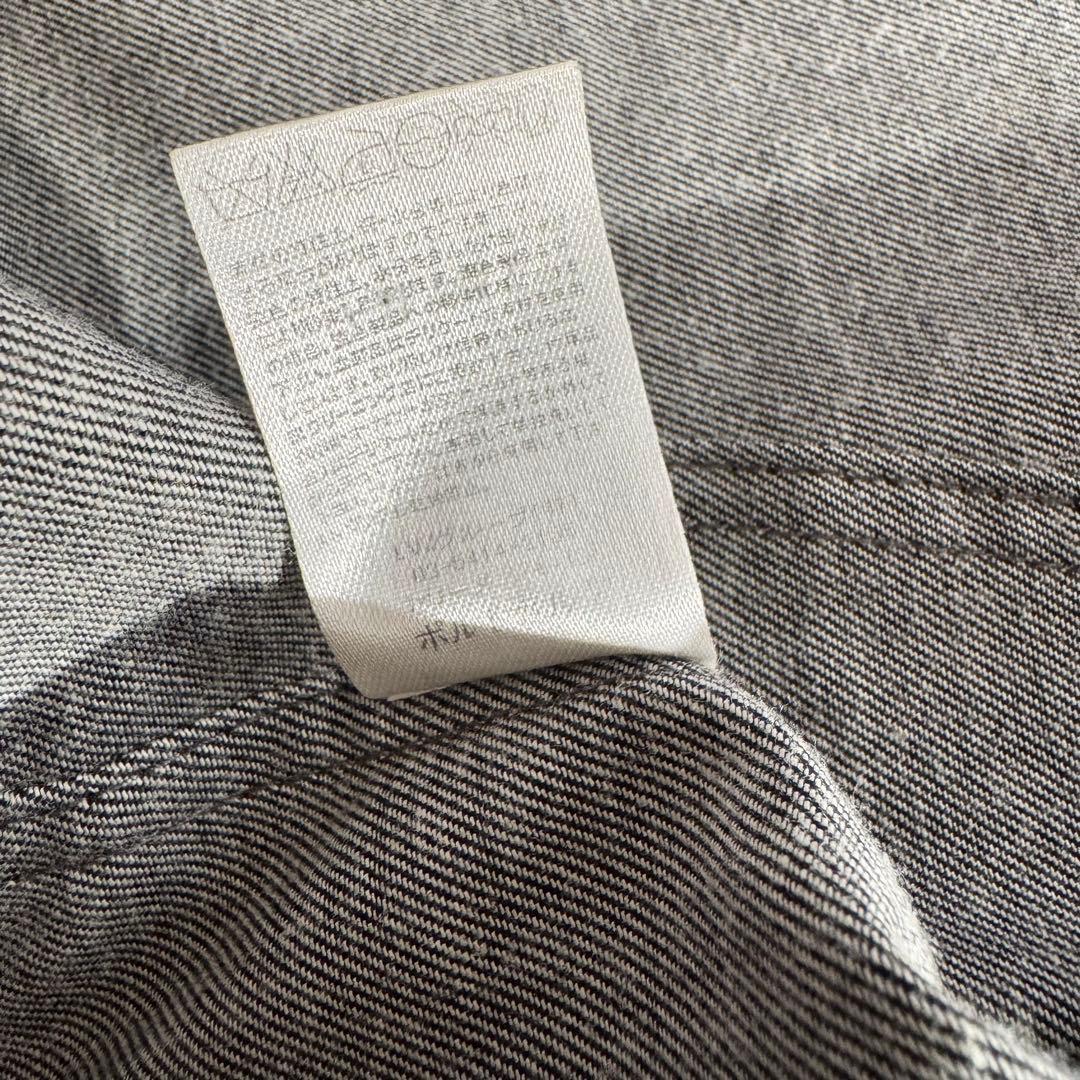 セリーヌ　デニムジャケット　Gジャン　トリオンフ　銀ボタン　38　グレー系