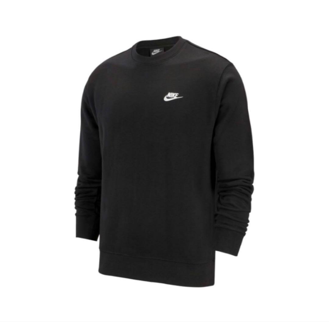 新品 ナイキ フレンチテリー クルー トレーナー ブラック Ｓサイズ 送料無料