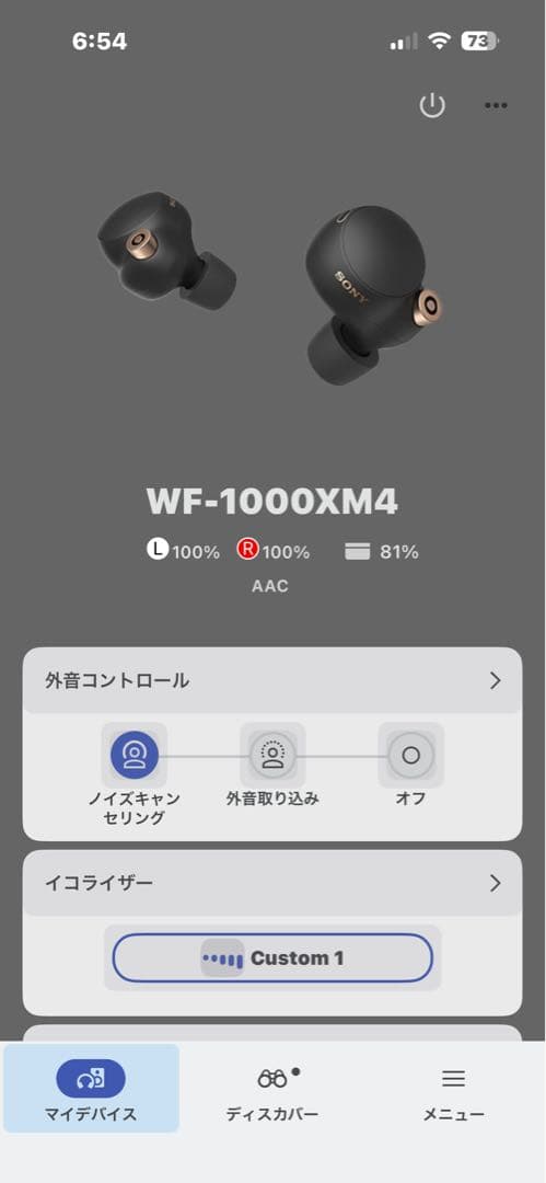 【バッテリー新品】SONY WF-1000XM4 ケース付き
