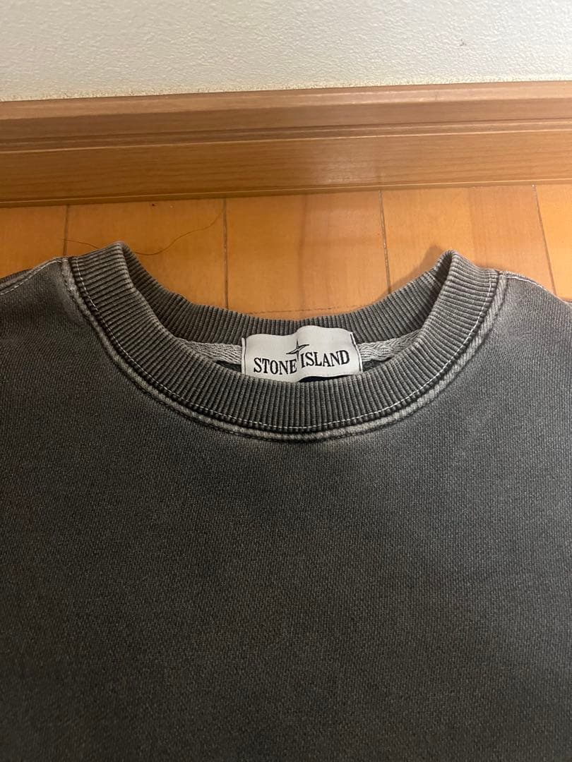 セール中STONE  グレー クルーネック トレーナー