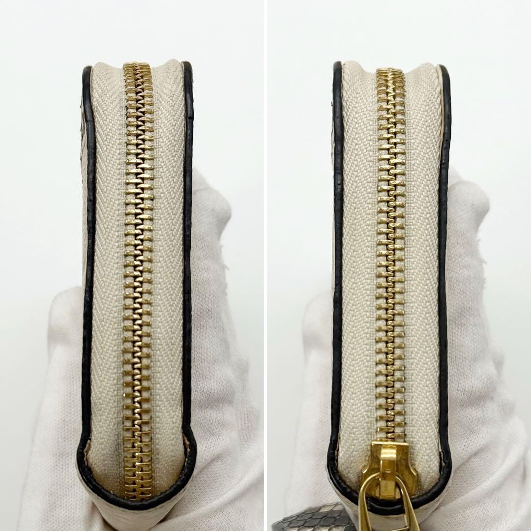 超極美品激レア✨ルイヴィトン アンプラント パイソンジッピーウォレット ベージュ