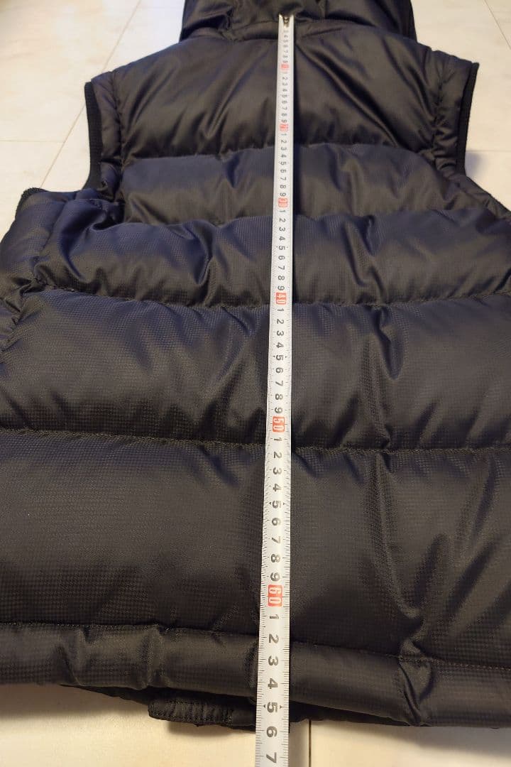 【極美品】BURBERRY ファー付きダウンベスト ブラック サイズL