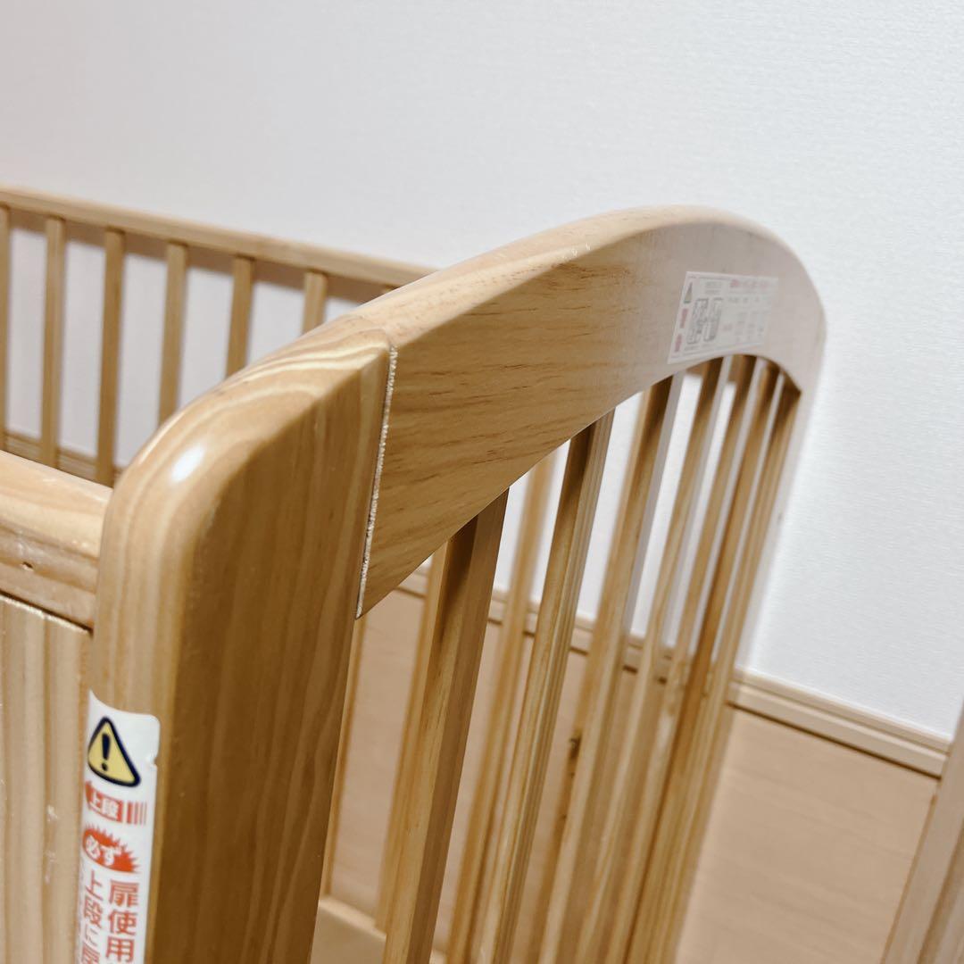 (専用ページ)KATOJI ハイポジションベビーベッド アーチ ナチュラル