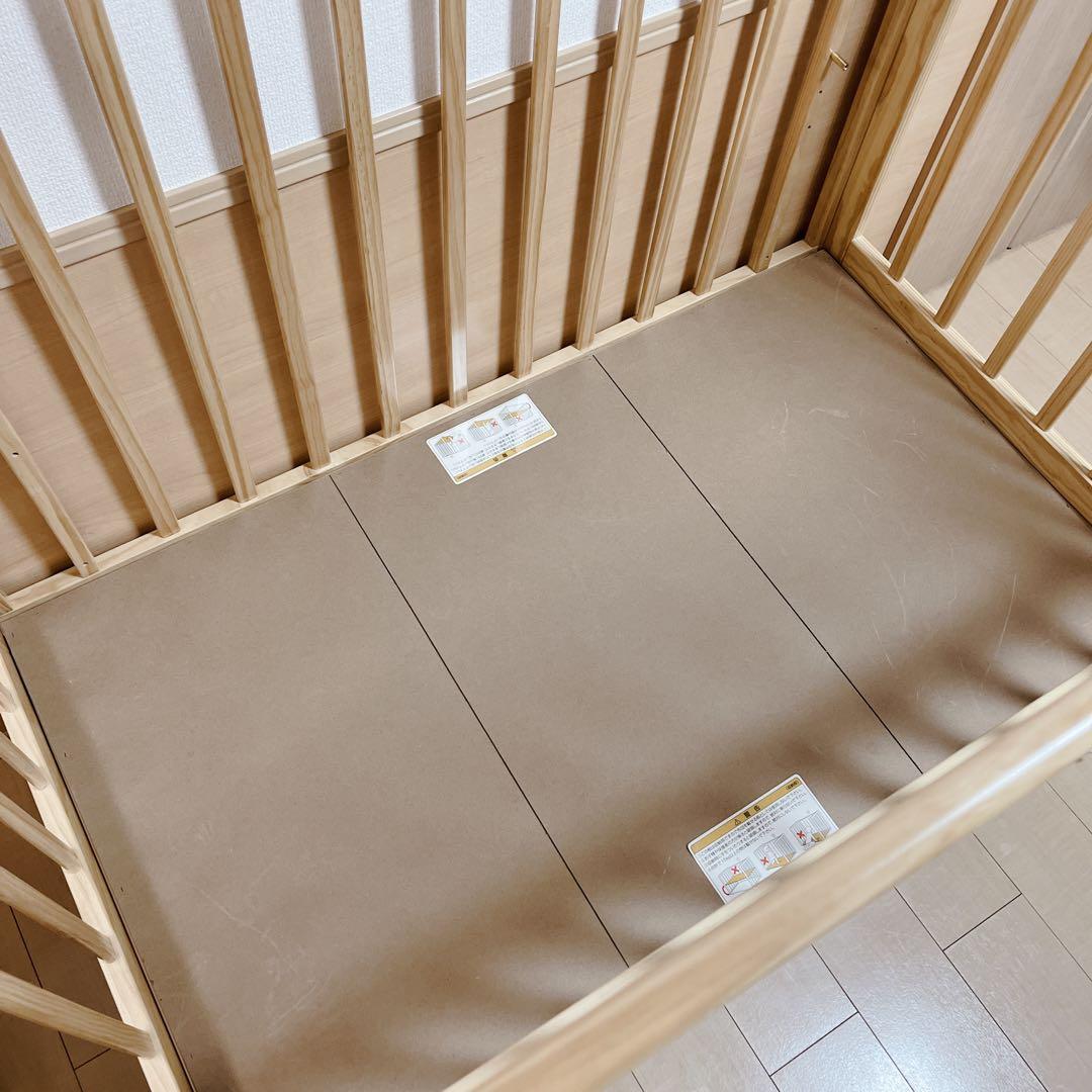 (専用ページ)KATOJI ハイポジションベビーベッド アーチ ナチュラル