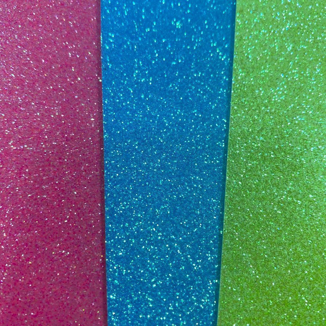 団扇屋さん　団扇素材　グリッターシート裏面厚紙　30×30cm 30