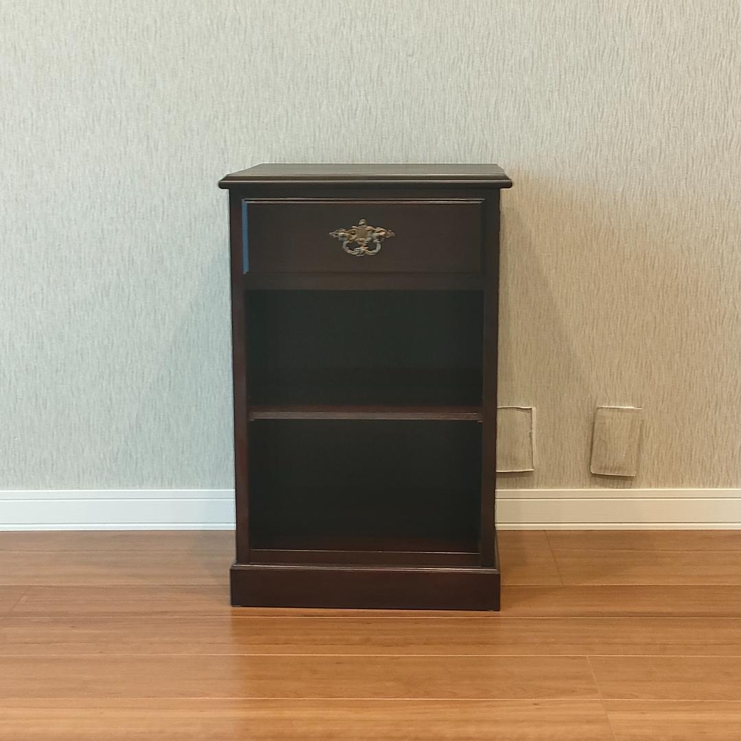 アンティーク調　キャビネット　引出し1杯　サイドテーブル