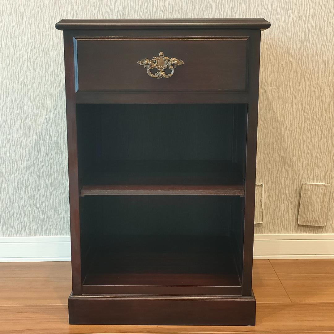 アンティーク調　キャビネット　引出し1杯　サイドテーブル