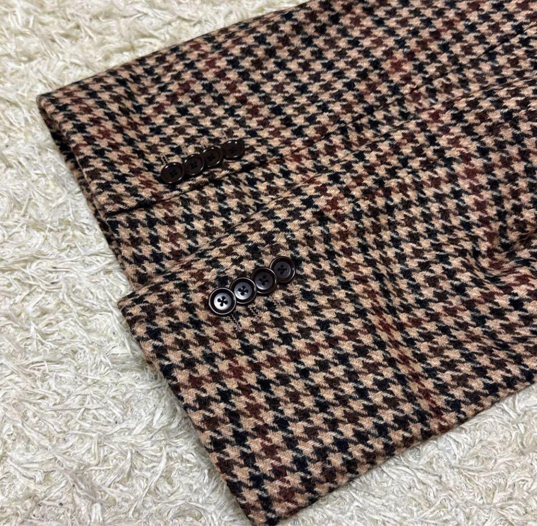 BEAMS f ビームスエフ 千鳥格子 テーラードジャケット