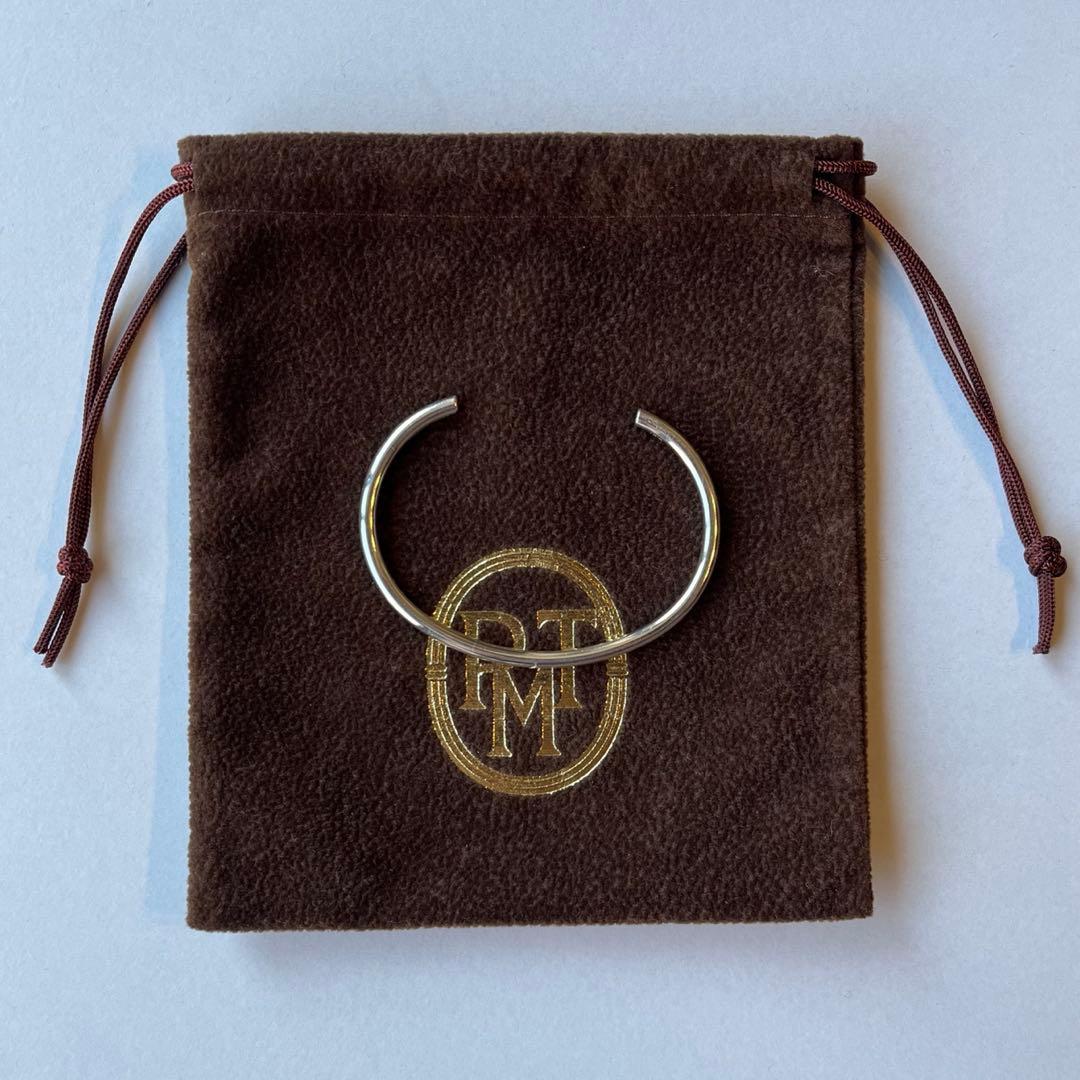 【美品】PIMENTE SV925×ダイヤモンド バングル ピモンテ