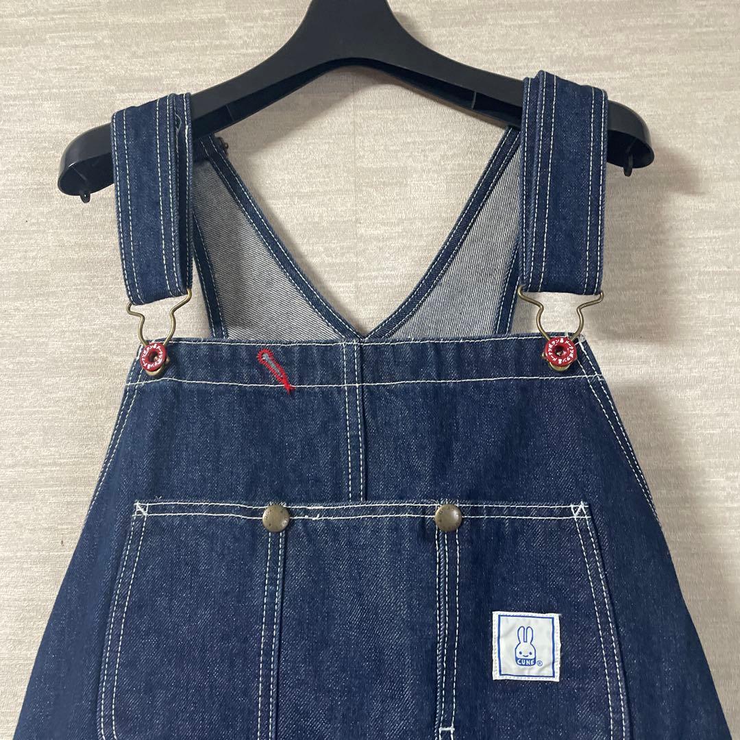 CUNE ダークブルー オーバーオール
