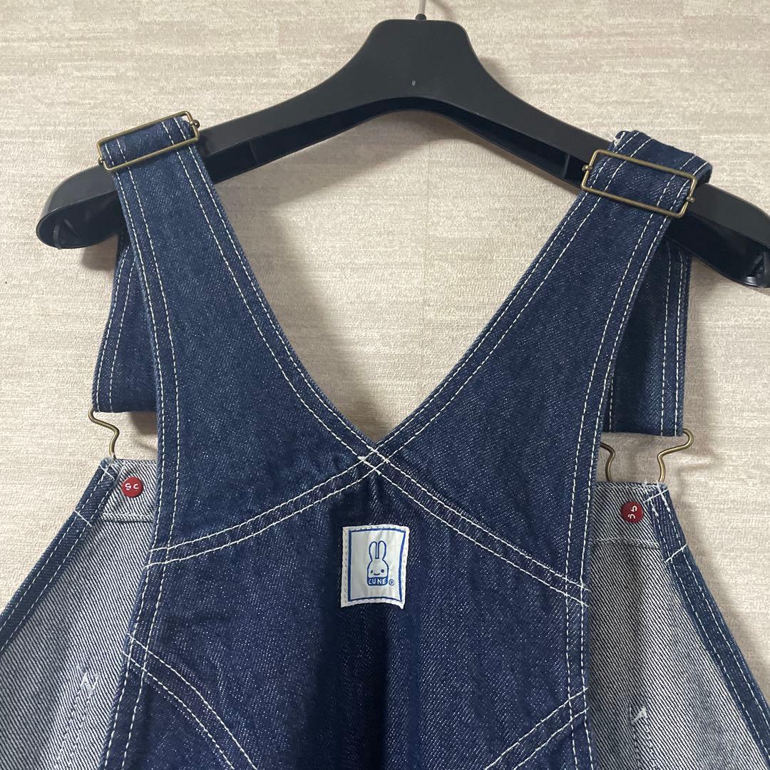 CUNE ダークブルー オーバーオール