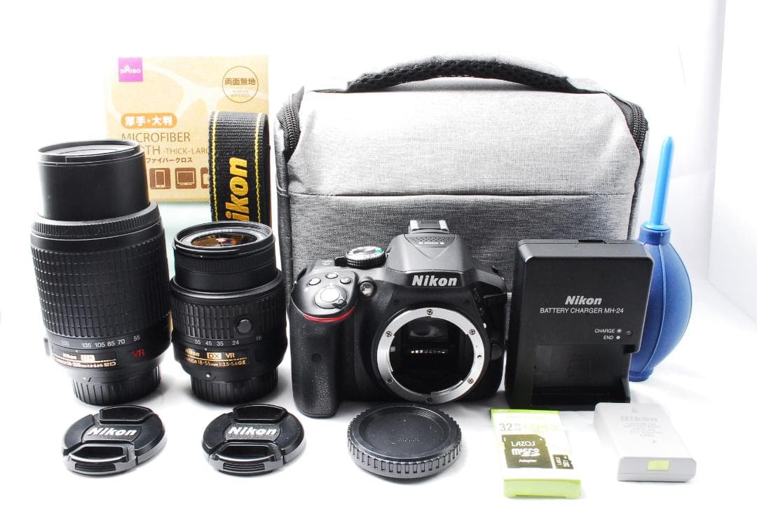 Wi-Fi搭載✨Nikon D5300 ダブルレンズ✨一眼レフカメラ✨スマホ転送