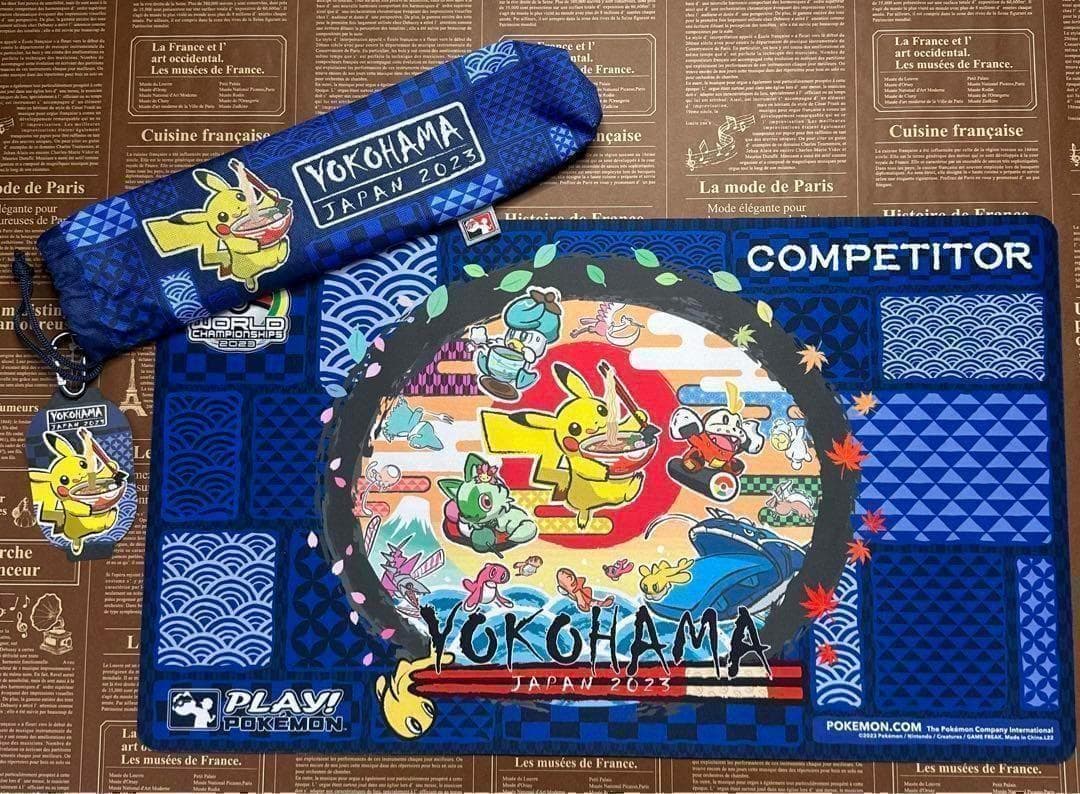 WCS2023 横浜 大会 出場者限定 ポケモン ピカチュウ プレイマット
