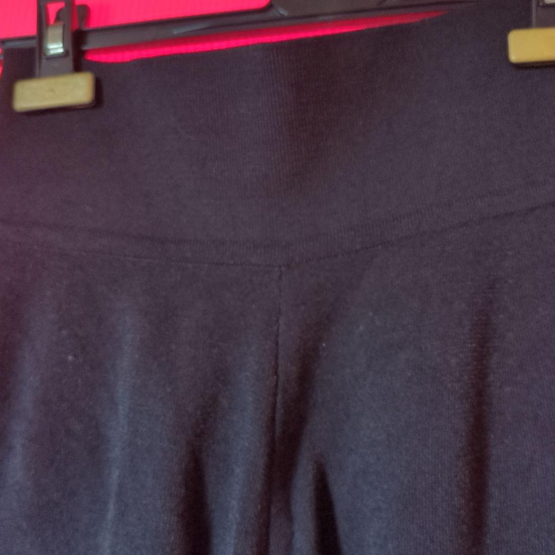 FOXEY フォクシー ニットパンツ ウール 黒 ワイド ガウチョ 38 M