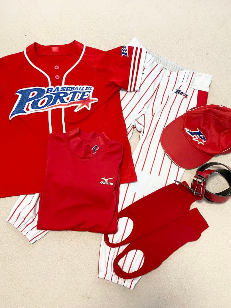 ポルテ野球ユニフォームセット 150