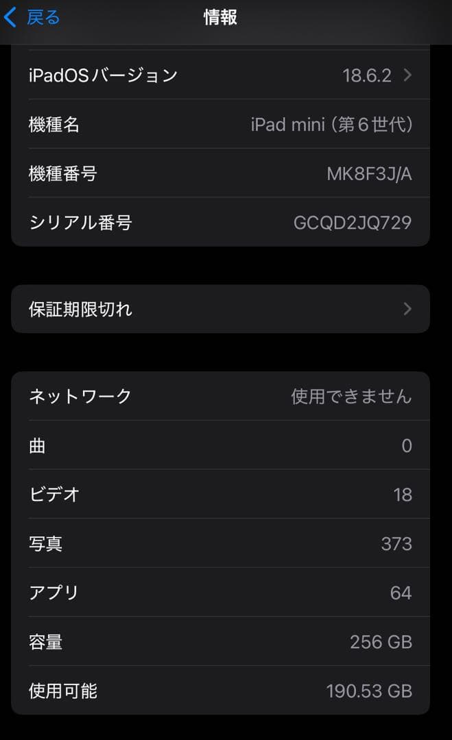 iPad本体 iPadMini6 256GB Cellular + Apple Pencil