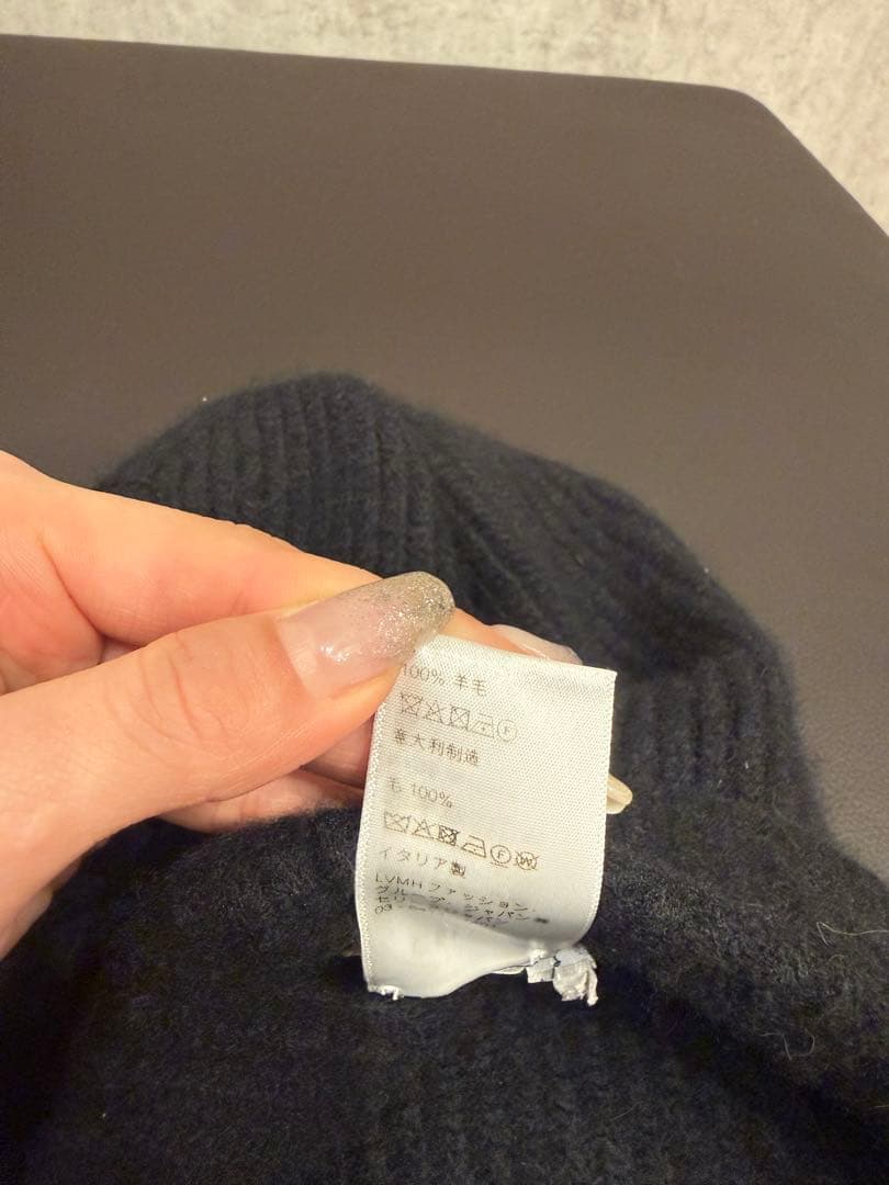 CELINE 黒 ニット帽 サイズ2