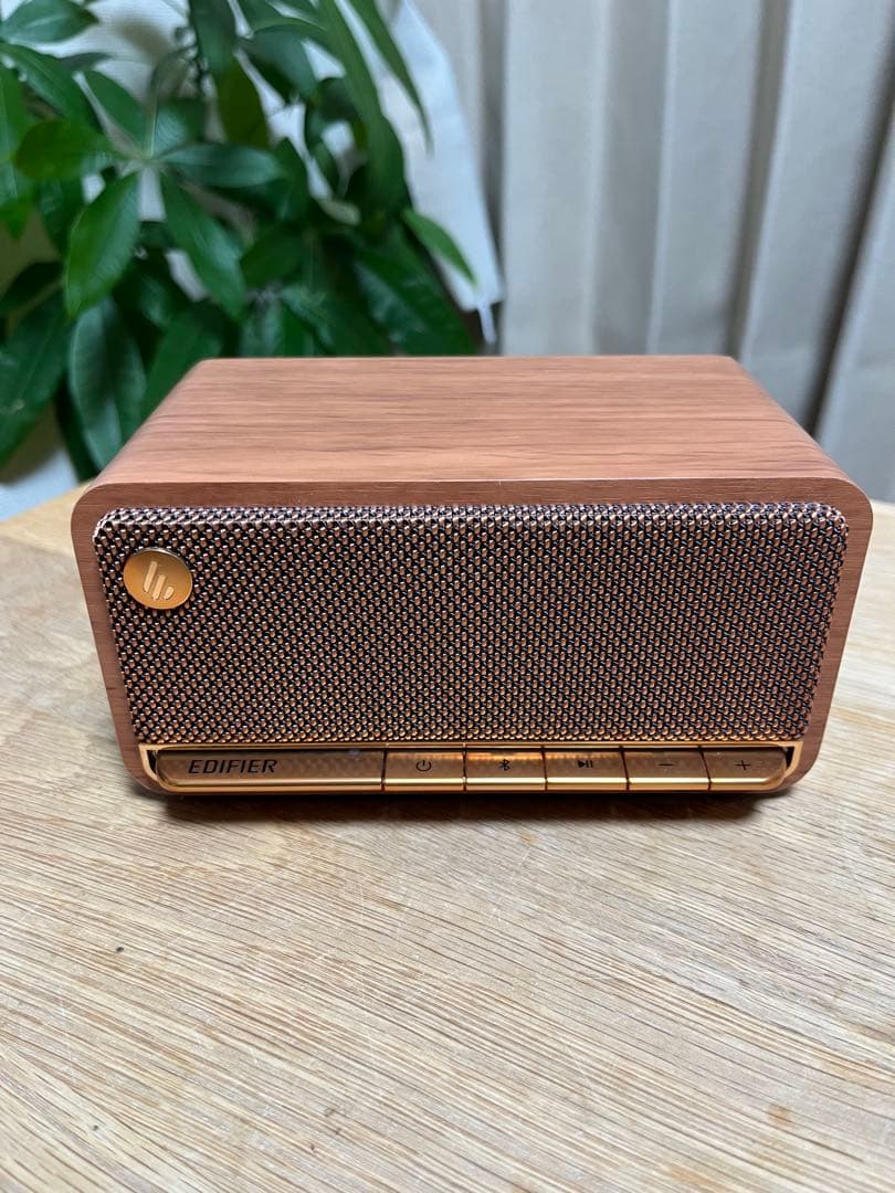 EDIFIER ワイヤレススピーカー 木目調