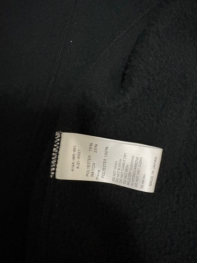 ダントン　フリース　ベスト　40 黒　美品