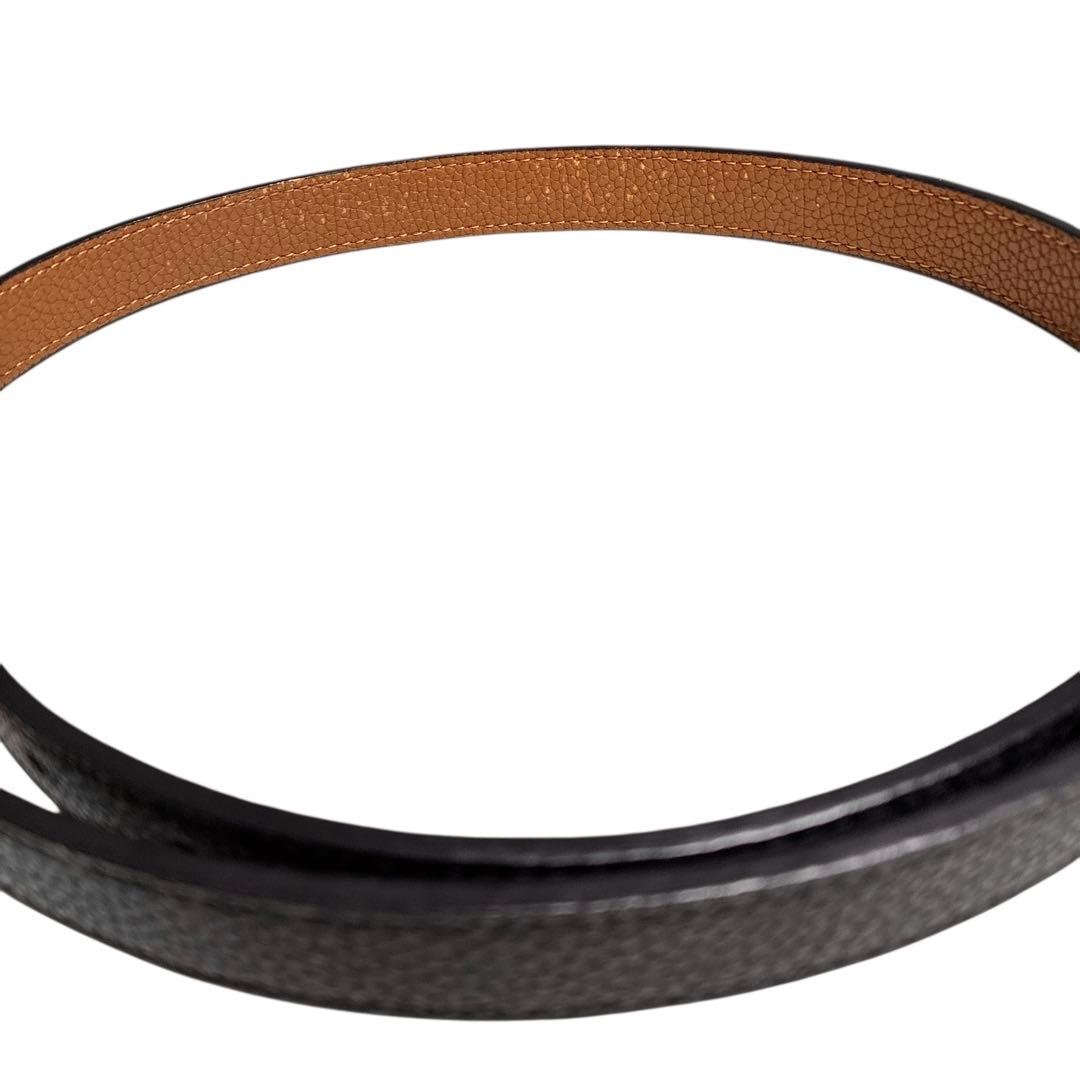 Lauren Ralph Lauren リバーシブル レザーベルト ロゴバックル