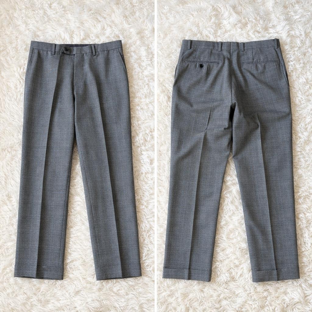 48★エディフィス×ロロピアーナ スリーピース 2B セットアップスーツ グレー