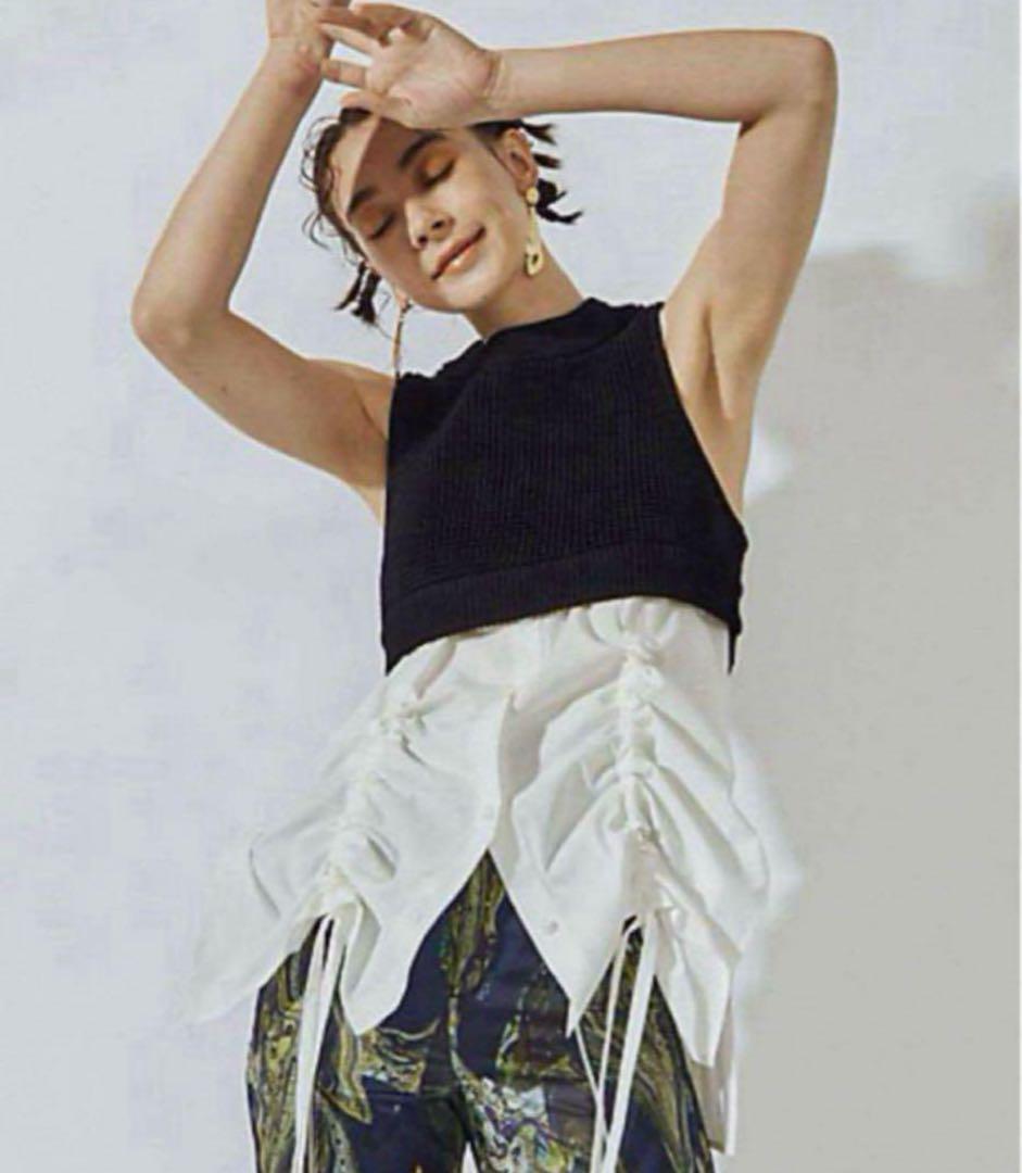 トップス UN3D. HEM GATHER SH CAMISOLE