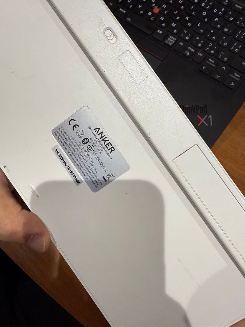 Macデスクトップ iMac + AnkerKeyboard + Magic Mouse