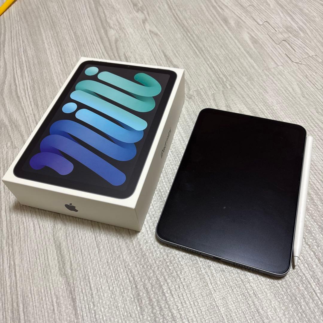 【美品】iPad mini 第6世代 64GB Apple Pencil