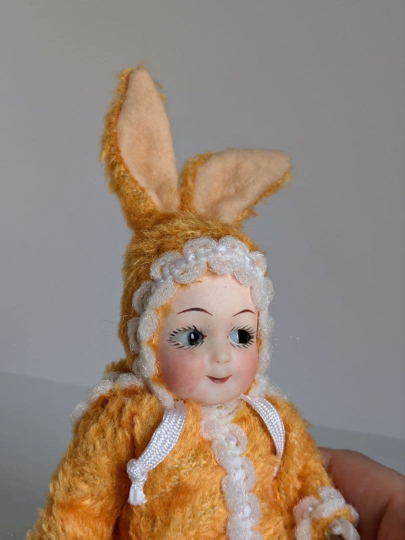 ミニョネット　アンティーク　ドイツ　ビスクドール