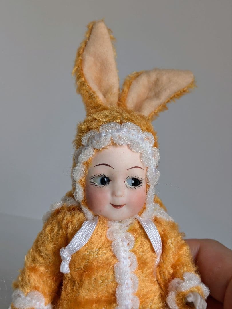 ミニョネット　アンティーク　ドイツ　ビスクドール