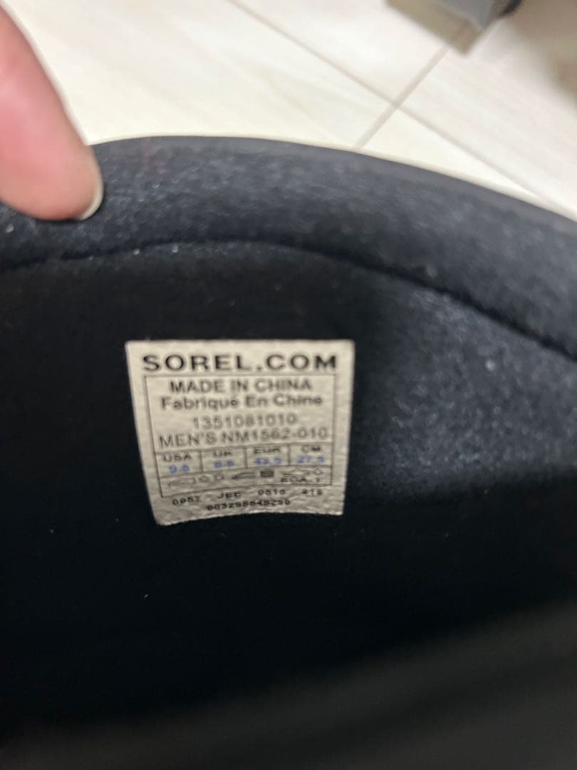 【新品未使用】SOREL ソレル スノーブーツ ショートブーツ ブラック