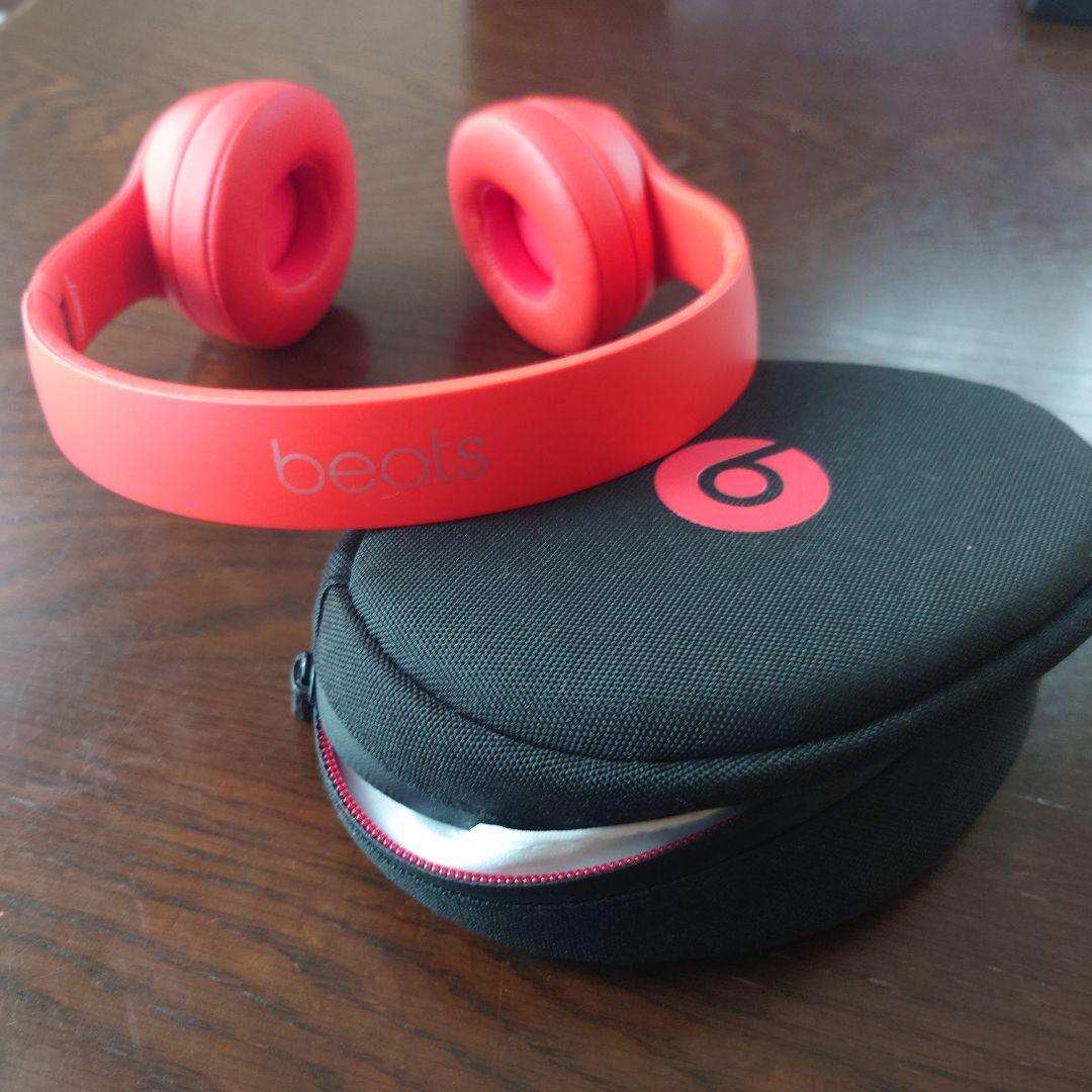 【美品】beats solo3 レッド ケース付き