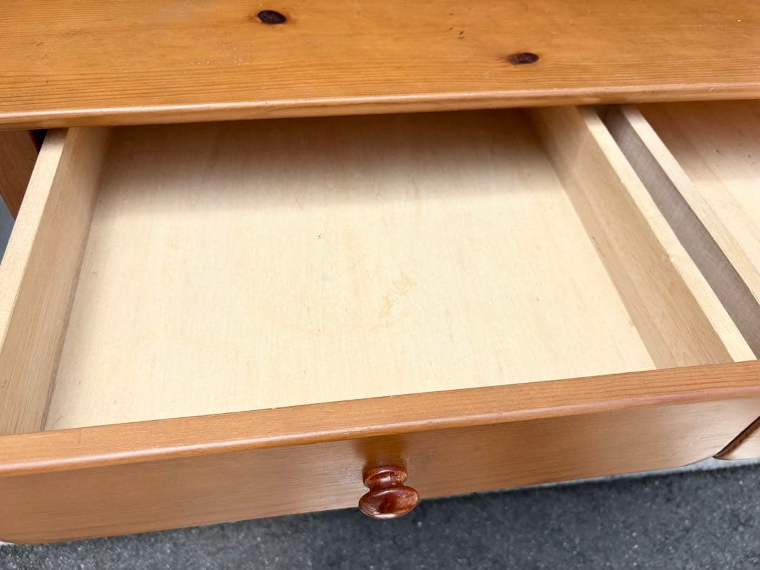 【送料込み】高級家具 コスガ KOSUGA 学習机 天然木 カントリーまゆ