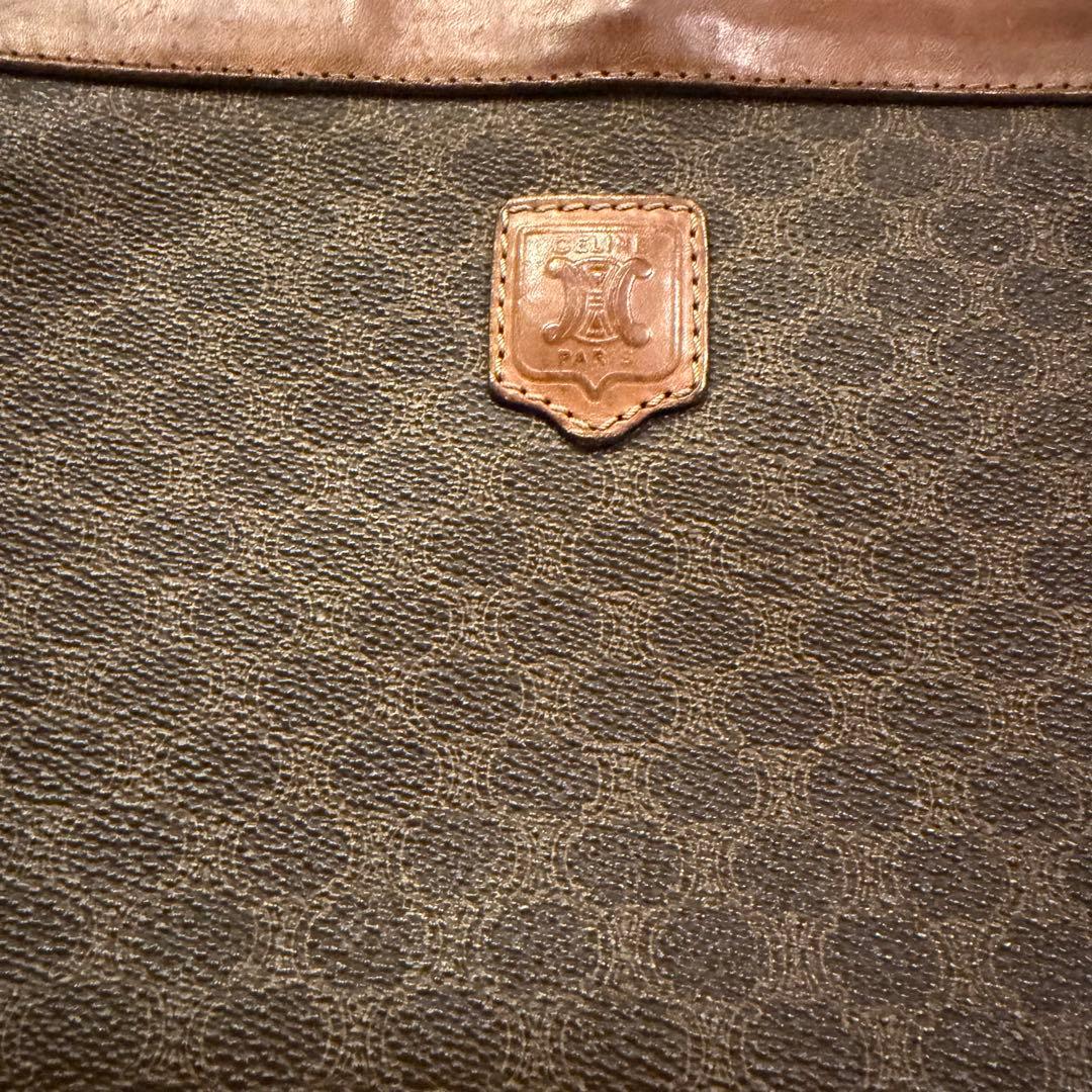 CELINE マカダム柄ショルダーバッグ