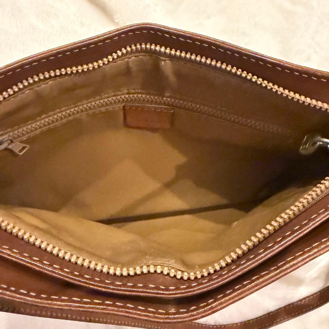 CELINE マカダム柄ショルダーバッグ