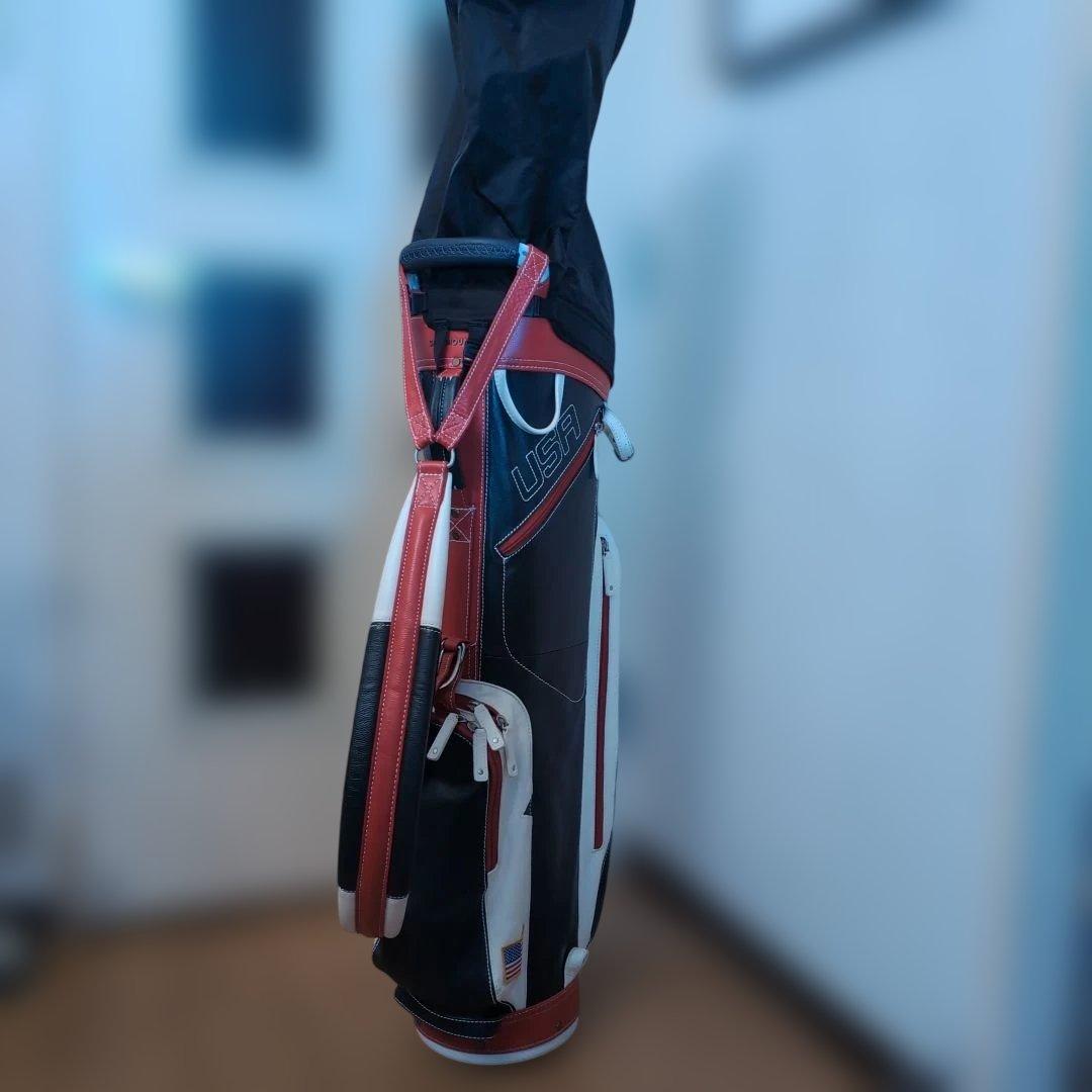 マーク専用 サンマウンテンの本革キャディバッグ