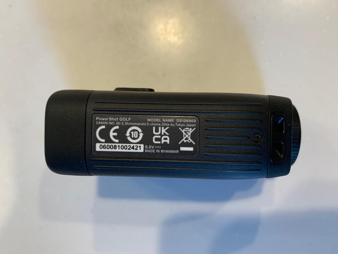 ゴルフ　レーザー距離計　キャノン　パワーショット