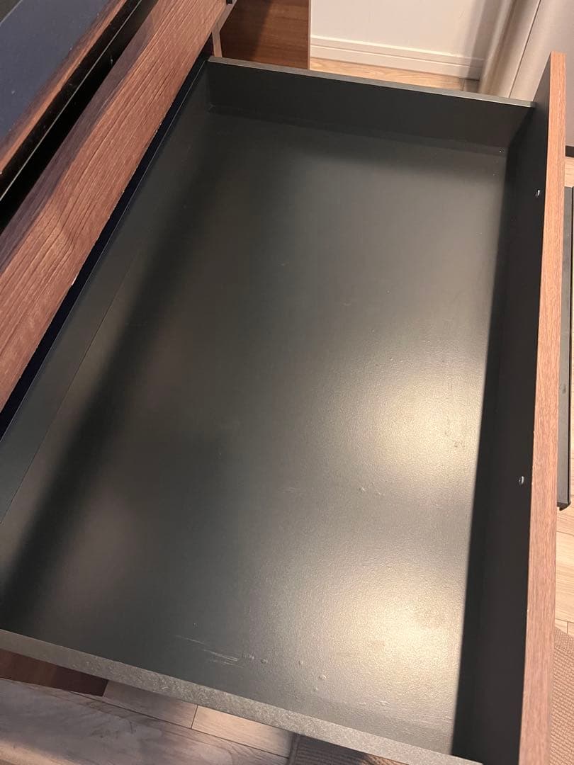 【大塚家具】パモウナ オープンボードSY-1400 ウォールナット幅140食器棚