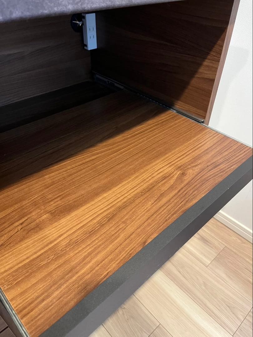 【大塚家具】パモウナ オープンボードSY-1400 ウォールナット幅140食器棚