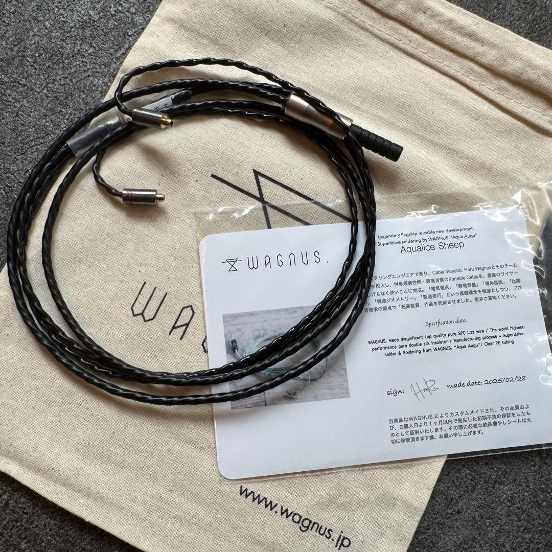 【特注品】wagnus Aqualice Sheep black coat