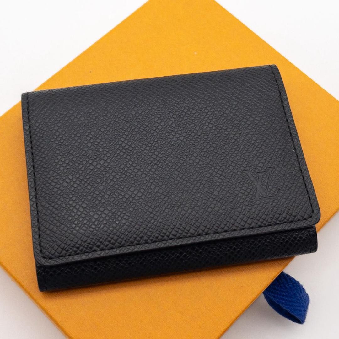 【極美品】ルイヴィトン　アンヴェロップカルトドゥヴィジット　タイガ　名刺入れ