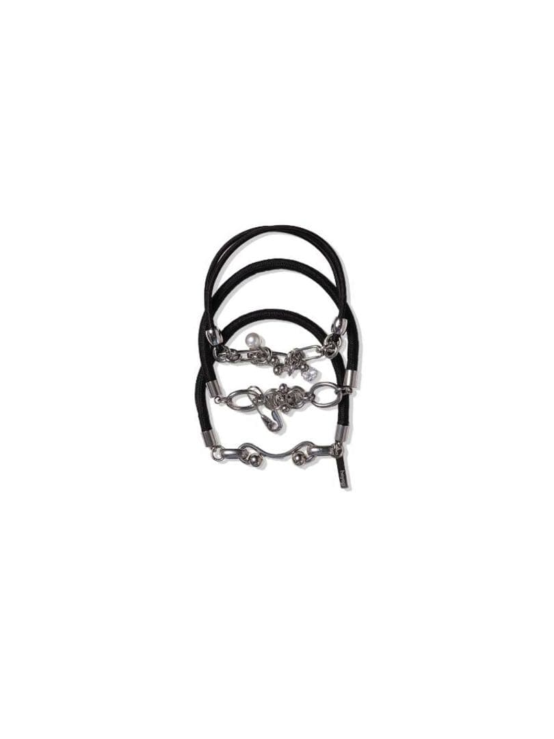 heyep へイップ CHARMS HAIR TIES 3 PIECE SET