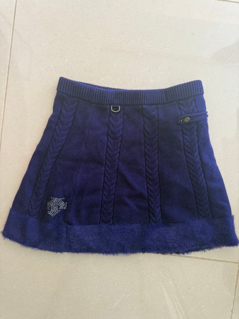 Descenteパープル タートルネック上下